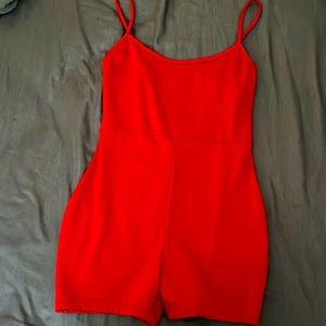 Red romper